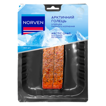 ​Філе арктичного лосося з перцем гарячого копчення