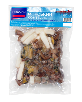 Морський коктейль заморожений 400г