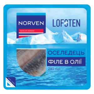 Оселедець LOFOTEN філе в олії 240г
